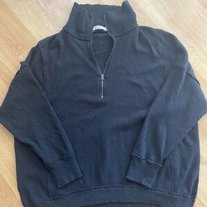 We The Free Black Half-Zip